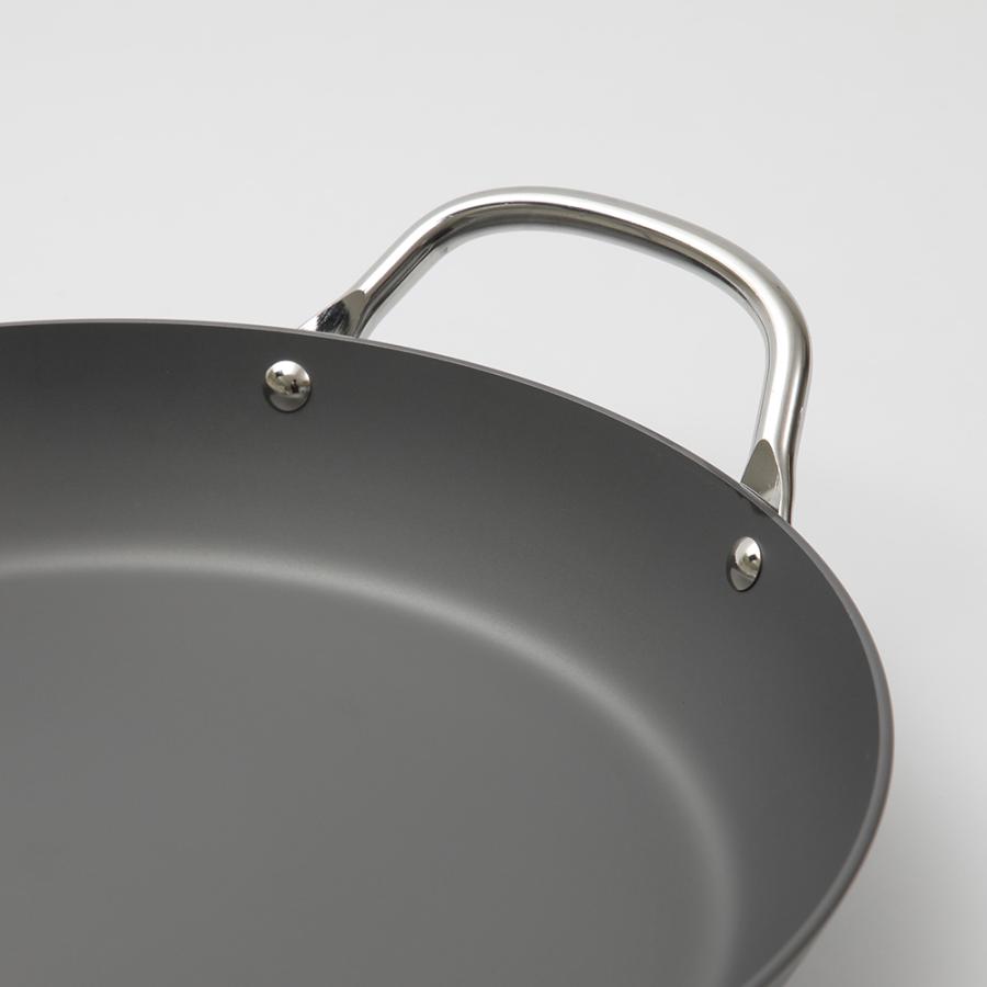 鉄 両手鍋 リバーライト極JAPAN 両手厚板フライパン28cm IH対応