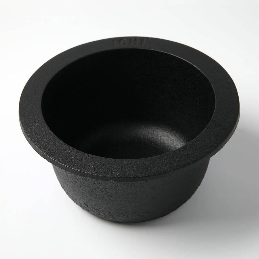 南部鉄 1CHI TETSUGAMA 鉄釜 IH対応 鉄鍋 南部鉄器 池永鉄工 焼杉の