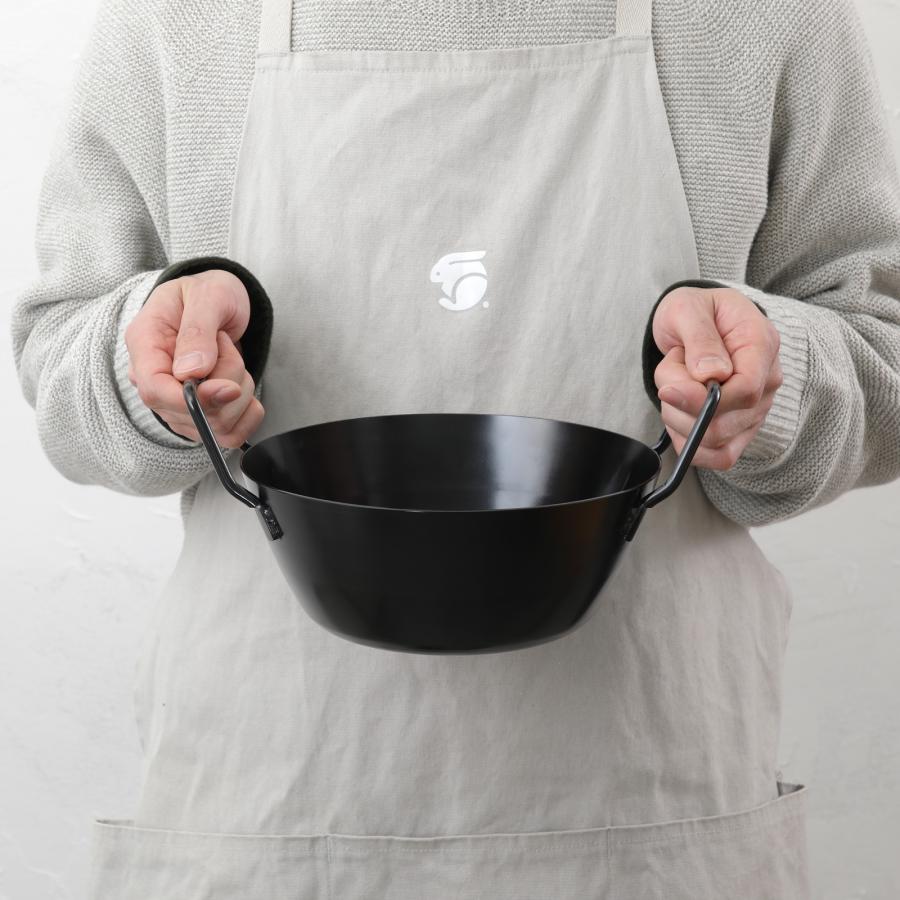 レビュー特典＆おまけ付 ラバーゼ 揚げ鍋 22cm セット LB-098 揚げかご