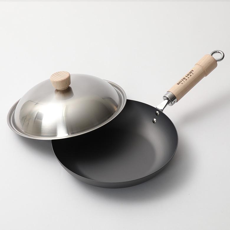 RIVER LIGHT（リバーライト） 極 JAPAN フライパン 26cm 蓋付きセット