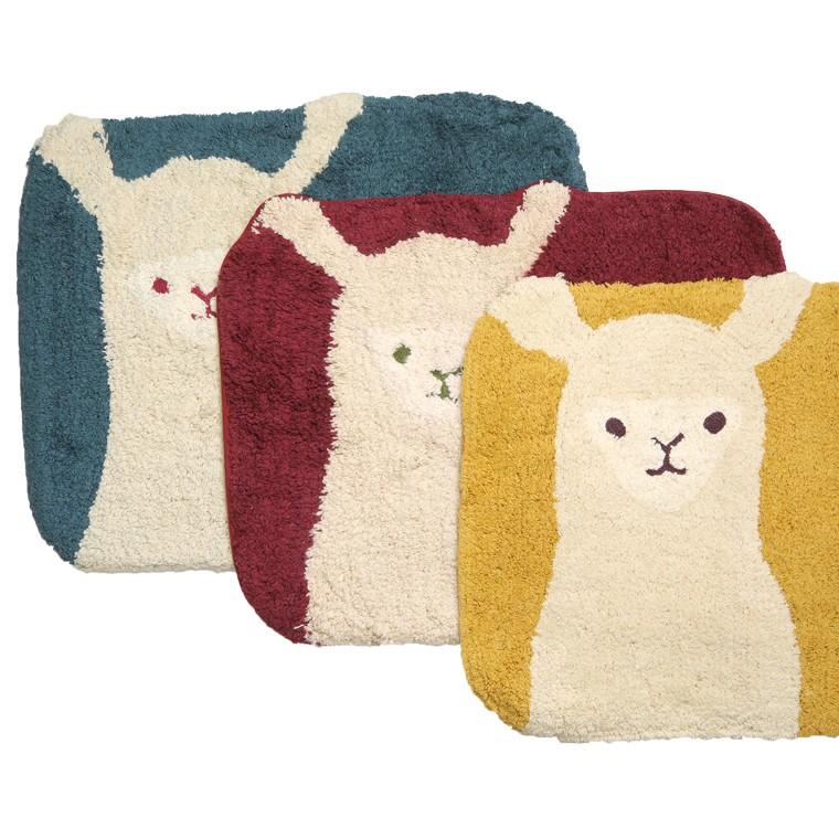 アルパカ　マット アルパカ ミニマット 選べる3色 ALPACA NO.4785 動物 ミニラグ