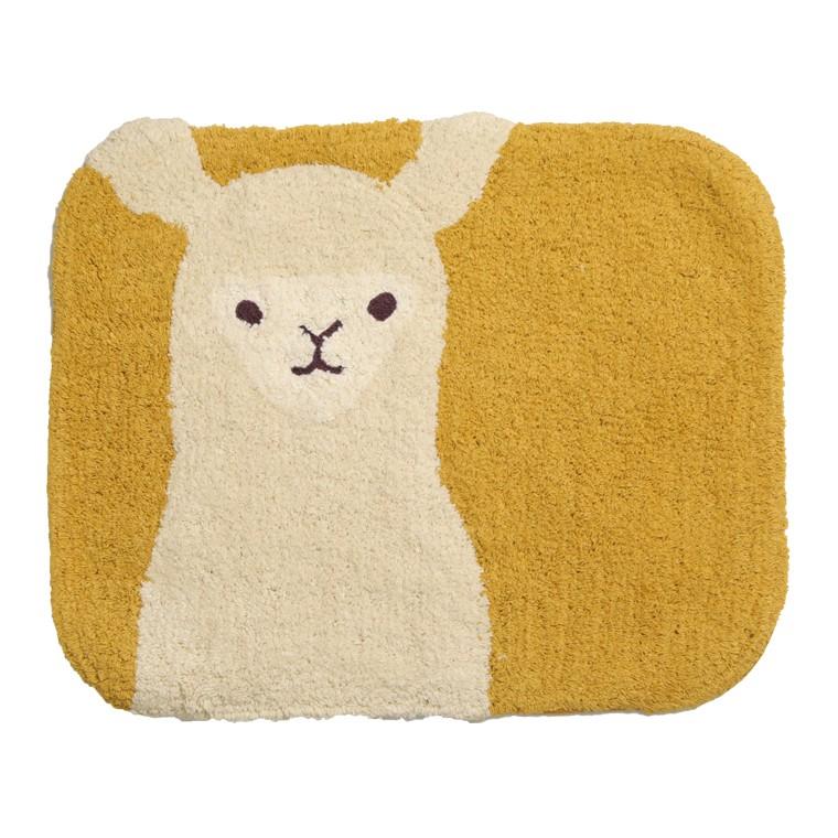 アルパカ ミニマット 選べる3色 ALPACA NO.4785 動物 ミニラグ