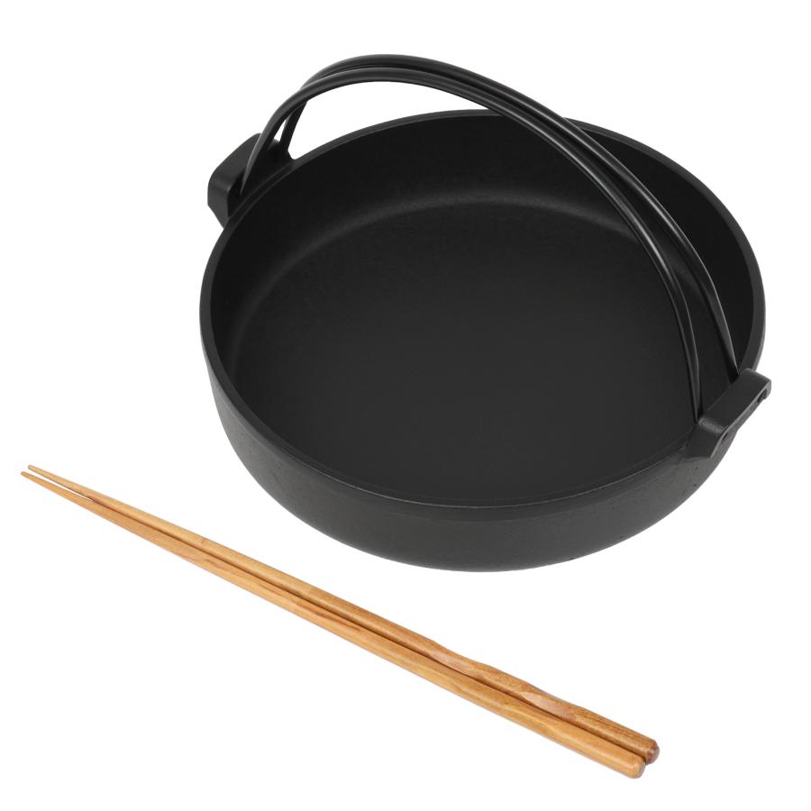 鉄鍋　岩鋳鉄製焼鍋 黒 キッチン・食器 鉄鍋 岩鋳鉄製焼鍋 黒