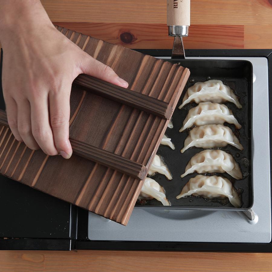 たまご焼き器用 焼杉 木蓋 角型 大 19cm×19cm 単品 卵焼き器 たまご焼き器用 焼杉 木蓋 角型 大 19cm×19cm 単品 卵焼き器