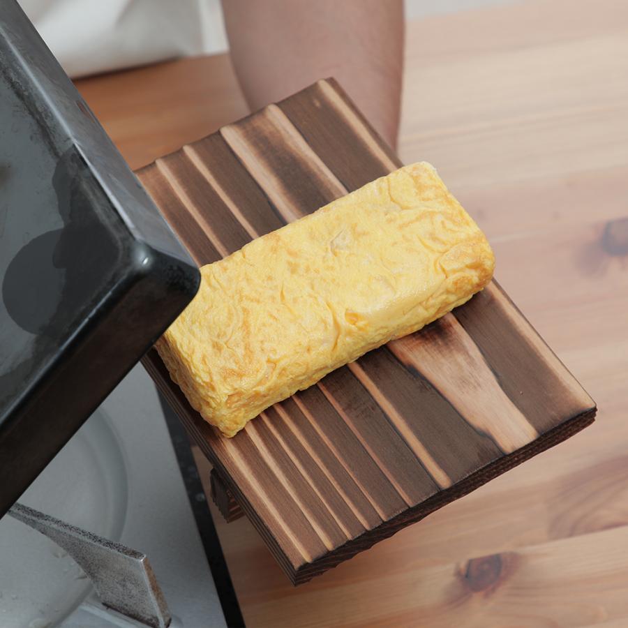 たまご焼き器用 焼杉 木蓋 角型 小 18.5cm×14.5cm 単品 卵焼き器 たまご焼き器用 焼杉 木蓋 角型 小 18.5cm×14.5cm 単品 卵焼き器