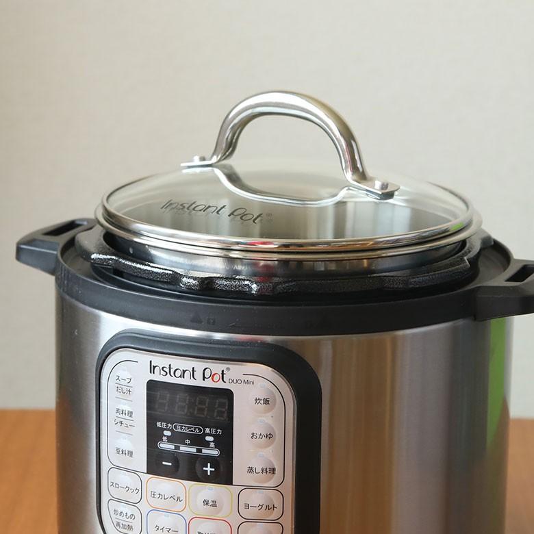 電気圧力鍋インスタントポット ドゥオ ミニ 2.8L?3L用 ガラス蓋 電気圧力鍋インスタントポット ドゥオ ミニ 2.8L?3L用 ガラス蓋
