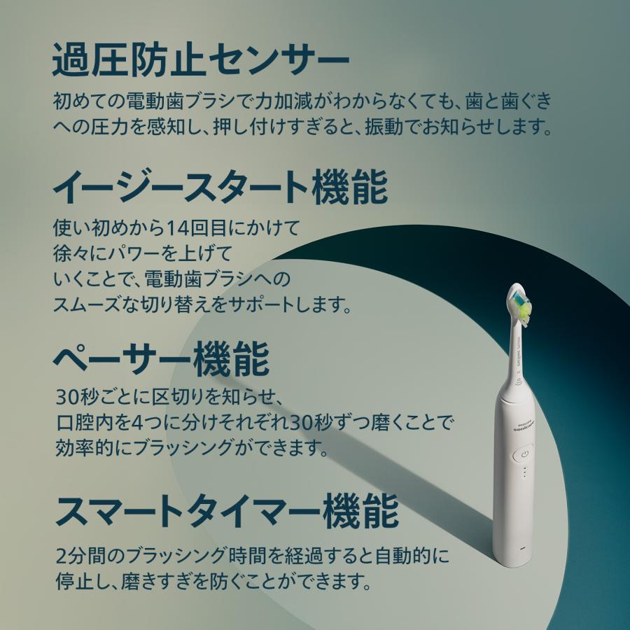 Philips（フィリップス） 電動歯ブラシ 音波ブラシ ソニッケアー 3100