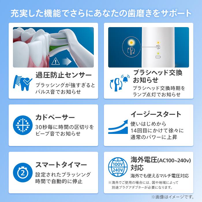 Philips 電動歯ブラシ 音波歯ブラシ 替えブラシ付き Philips 電動歯ブラシ 音波歯ブラシ 替えブラシ付き