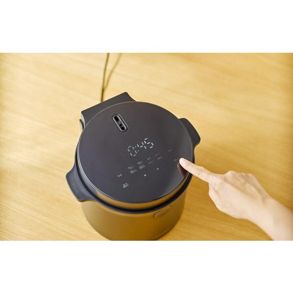 【送料無料】炊飯器 2合 糖質カット炊飯器 LOCABO【ブラック JM-C20E-w】コンパクト 卓上 ご飯 お米 健康 糖質カット おしゃれ 新生活 キッチン家電 |  | 05