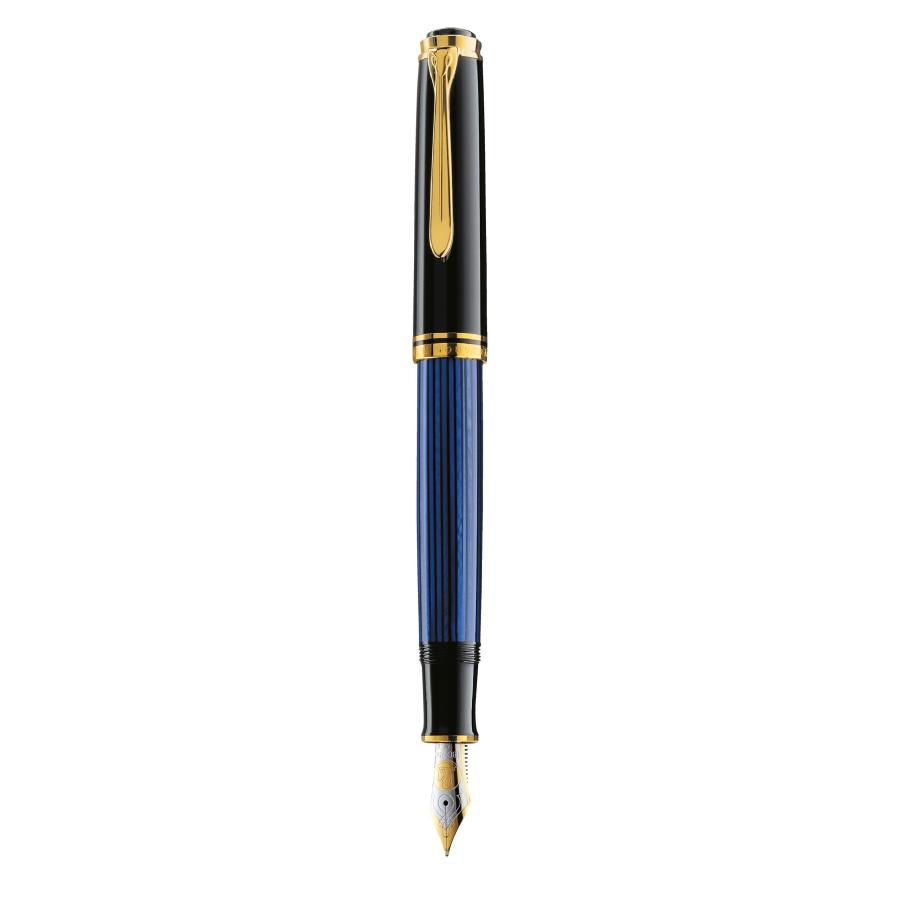 ペリカン｜M605｜スーべレーン青縞｜EF（極細字）｜14k ｜限定万年筆