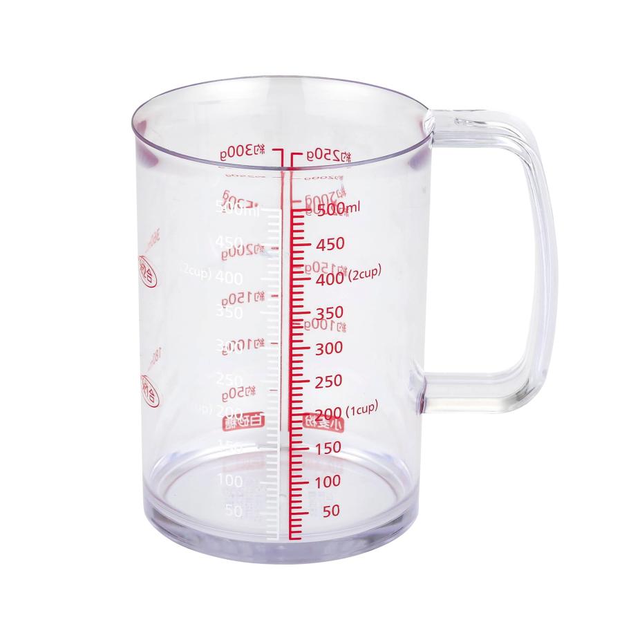貝印 KAI 液だれしにくい どこでも注げる 耐熱 計量カップ 500ml 食洗機対応 クリア KAI KITCHEN 日本製 DH8126 | 貝印