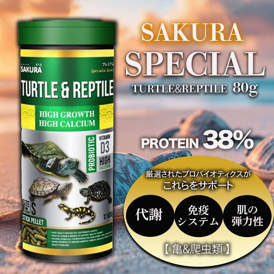 亀 爬虫類 えさ 80g プレミアム 餌 エサ 高タンパク 小粒 ニオイ 汚れ ブロック 水を汚しにくい かめ カメ 天然成分 総合栄養食 水棲ガメ カメのエサ | 