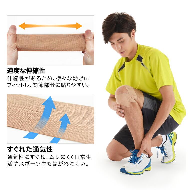 Phiten（ファイテン） チタンテープ 伸縮タイプ(3.8cm幅) 【公式