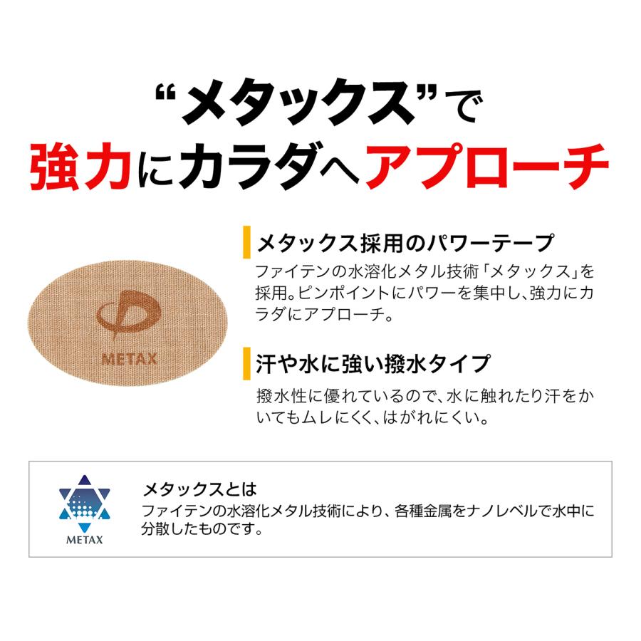 Phiten（ファイテン） パワーテープ メタックス 楕円タイプ 50枚入