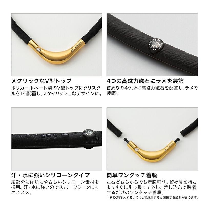 Phiten（ファイテン） RAKUWA磁気チタンネックレス S-II LIMITED MODEL
