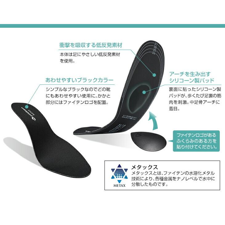 Phiten（ファイテン） インソール 中足骨サポートタイプ メタックス