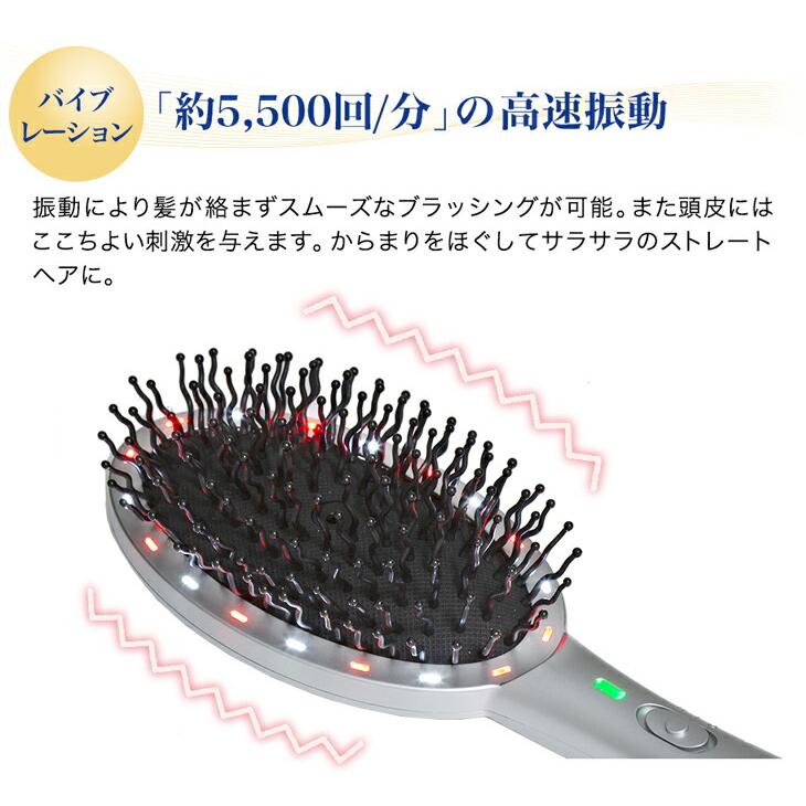 Phiten（ファイテン） YUKO デイリーケア LEDヘアブラシ【公式】 爆買