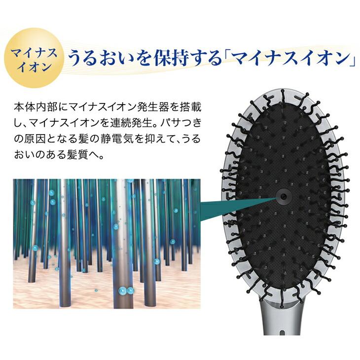 Phiten（ファイテン） YUKO デイリーケア LEDヘアブラシ【公式