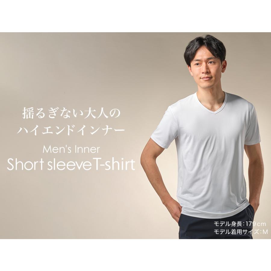 ファイテン メンズインナー 半袖Ｔシャツ 肌着 インナーｔシャツ 男性用 V首 Vネック｜phiten｜04