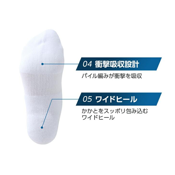 Phiten（ファイテン） スポーツソックス 丸つま先 ロング 2足組【公式