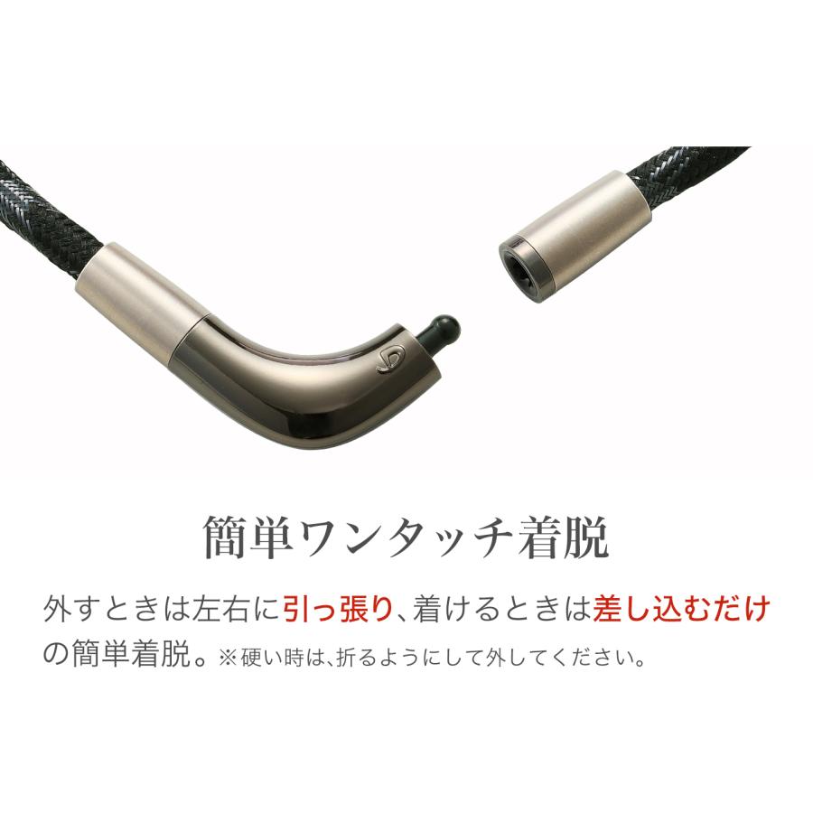 Phiten（ファイテン） RAKUWA磁気ネックレス グリッター Vタイプ(管理