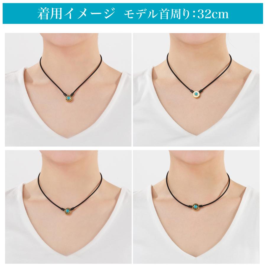 Phiten（ファイテン） ネックレス プッシュタイプIII ターコイズ 羽生