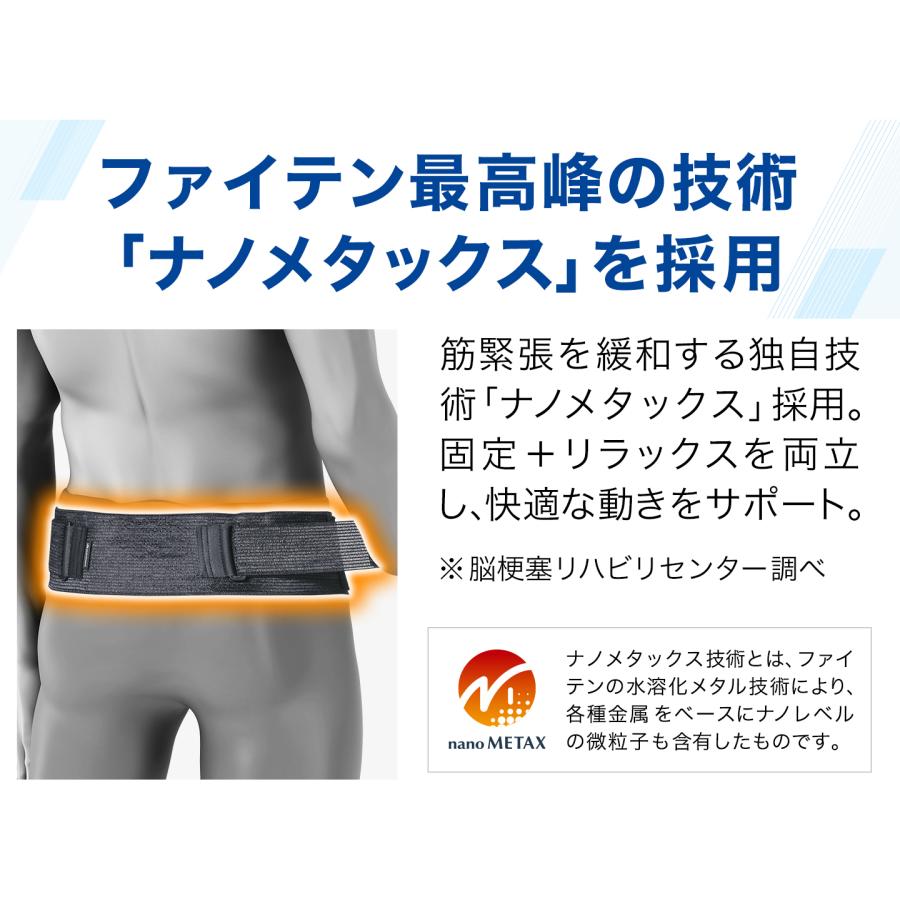 ファイテンサポーター ナノメタックス フィットタイプ  骨盤用 | Phiten | 04