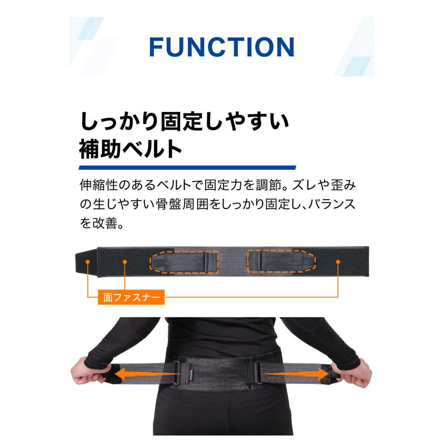 ファイテンサポーター ナノメタックス フィットタイプ  骨盤用 | Phiten | 06