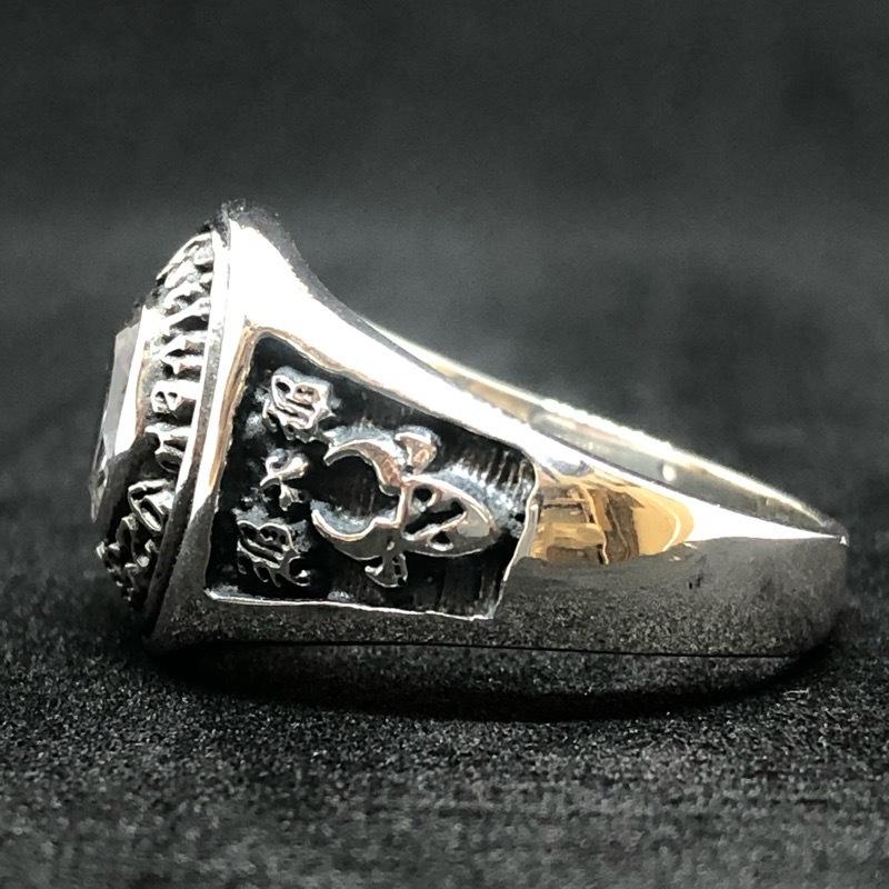 SV925 リング キュービックジルコニア カレッジリング アクセサリー 