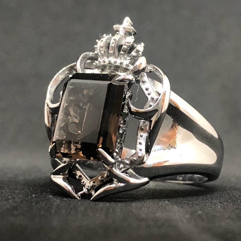 煙水晶 指輪 煙水晶 指輪