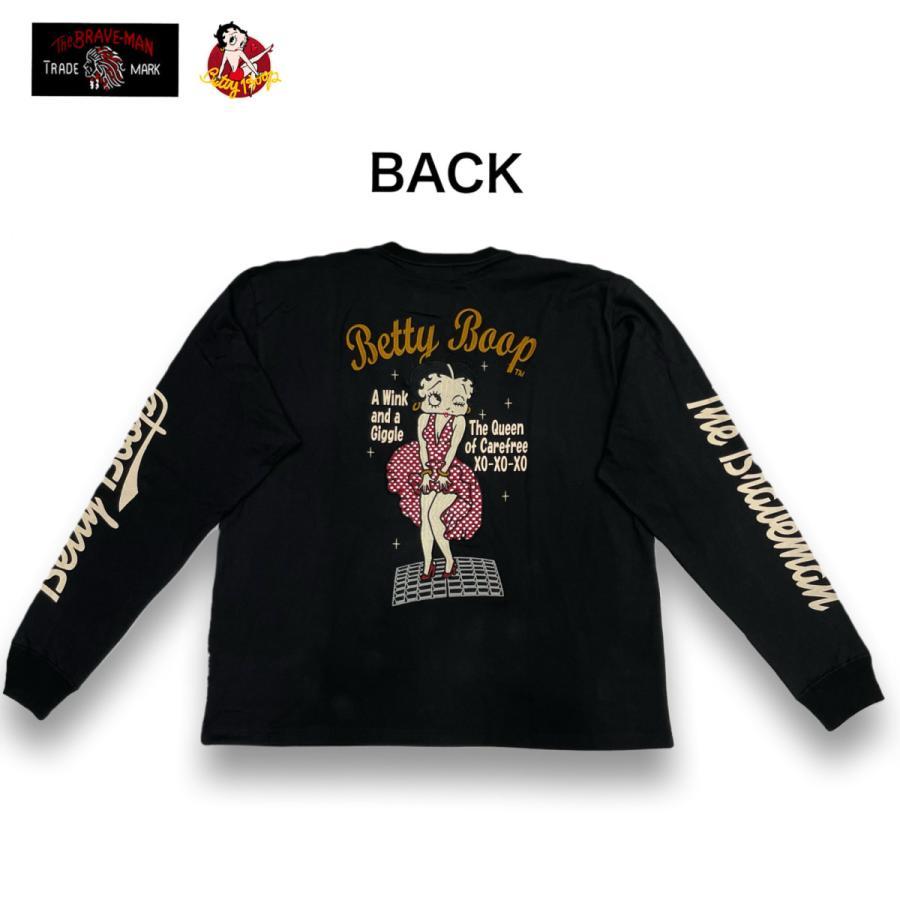 BETTY BOOP 4L BETTY x THE BRAVEMAN ベティちゃん 長袖 T