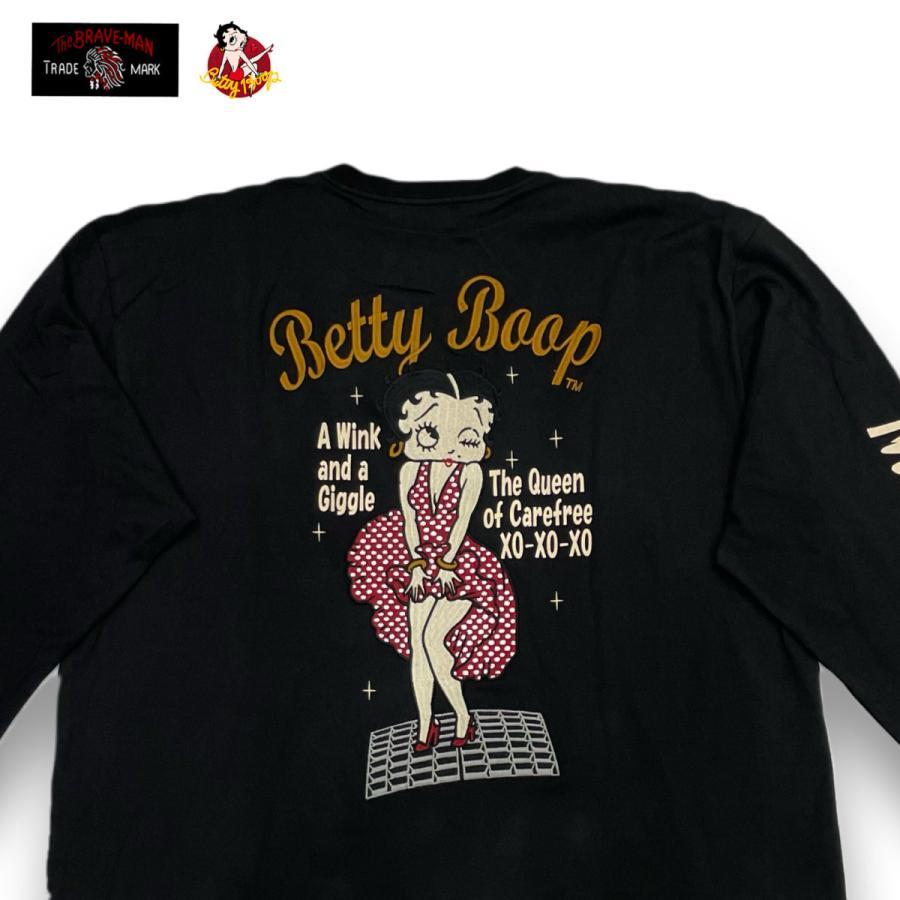 DS630Supreme Betty Boop 長袖Tシャツ M BETTY BOOP ベティブープ Tシャツ レディース 長袖 薄手