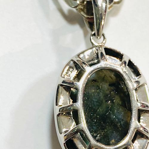 ラブラドライト ペンダントトップ シルバー925 ラブラドライト ペンダントトップ シルバー925 天然石
