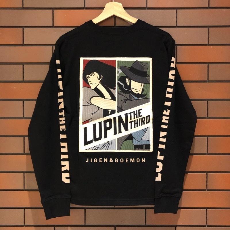 ルパン三世 長袖 Tシャツ 次元 大介 石川五ェ門 Lupin the third ルパン三世 長袖 Tシャツ 次元 大介 石川五ェ門 Lupin the third