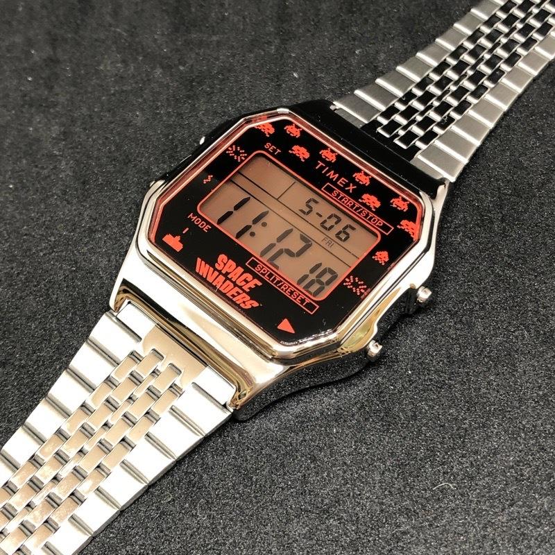 TIMEX 80　SPACE INVADERS　タイメックス　スペースインベーダー　シルバー　デジタル｜phnagamachi｜02