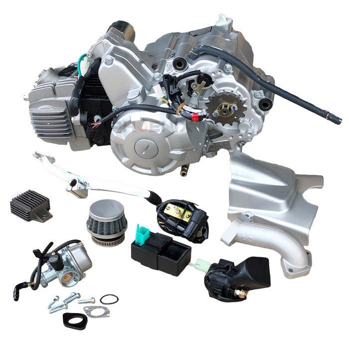 四輪バギー セル付き エンジン 新品 エンジン 本体 125cc ZONGSHEN セル 3速 バック マニュアル MT 4