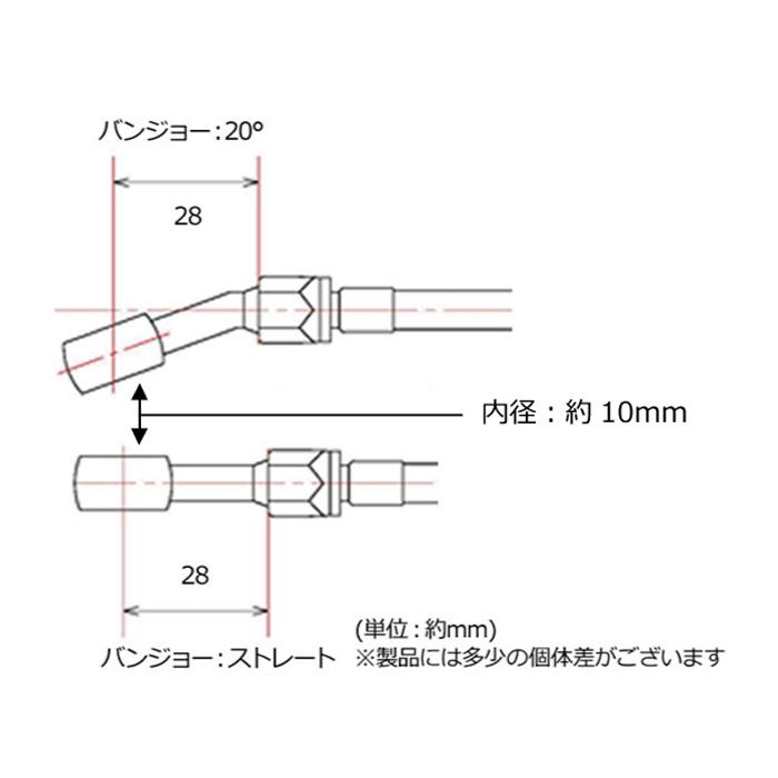 CKカスタム ステンレス メッシュ ホース 600mm グリーン ブレーキ