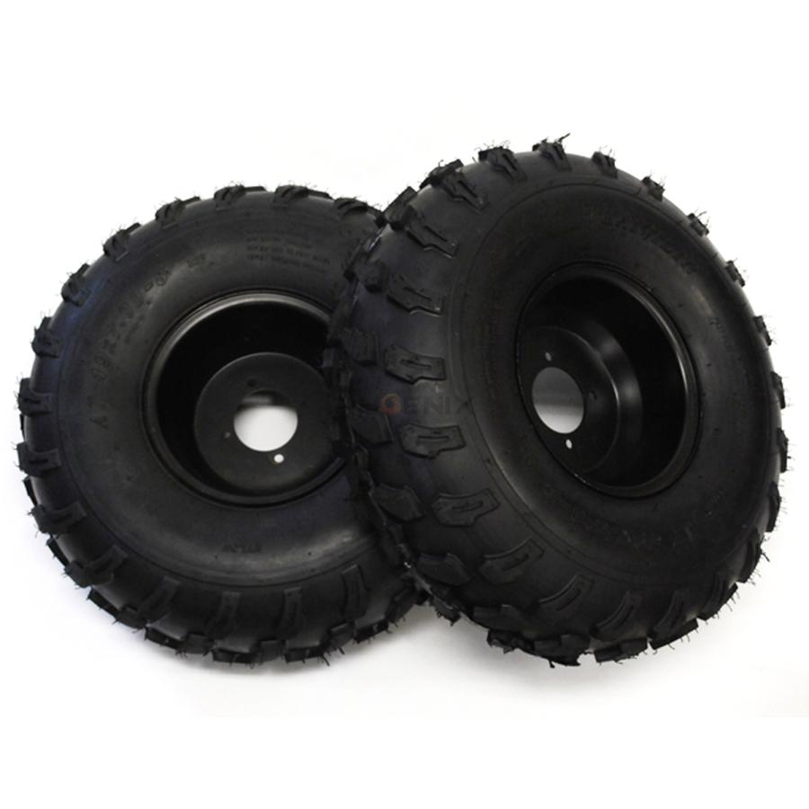 CKカスタム タイヤ ホイール 8インチ 4穴 左右 2本 セット 19×7.00-8