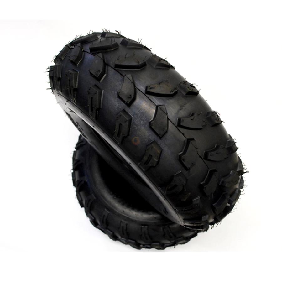 CKカスタム タイヤ ホイール 8インチ 4穴 左右 2本 セット 19×7.00-8