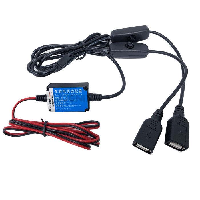 コンバーター 2口 USB 増設 DC12V/24V→DC5V 直流 電圧変換器 アダプター 電源降圧 電力変換 変圧器 車 バイク アウトドア 音響 産業機器｜phoenix-style-2008