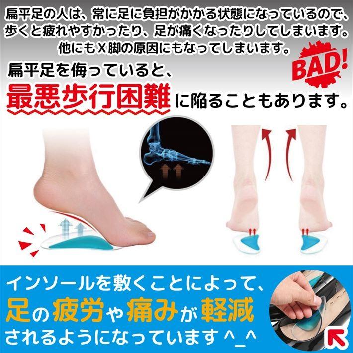 インソール 偏平足 用 シリコン 素材 透明 クリアー 衝撃 吸収 足裏の痛みを解消 疲れ X脚化 軽減 中敷 偏平足用透明インソール1足分2枚 プチプラ雑貨 And More Raramart 通販 Yahoo ショッピング