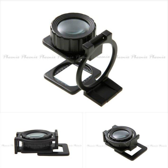 PhoenixLoupe リネンテスターC 縞見ルーペ 倍率15倍 保証付！ 目盛りが
