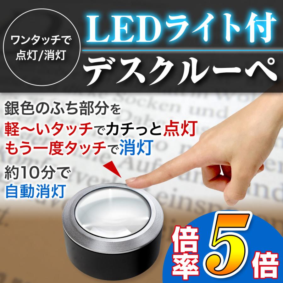 PhoenixLoupe PhoenixLopue デスクルーペ【倍率5倍】新聞 説明書