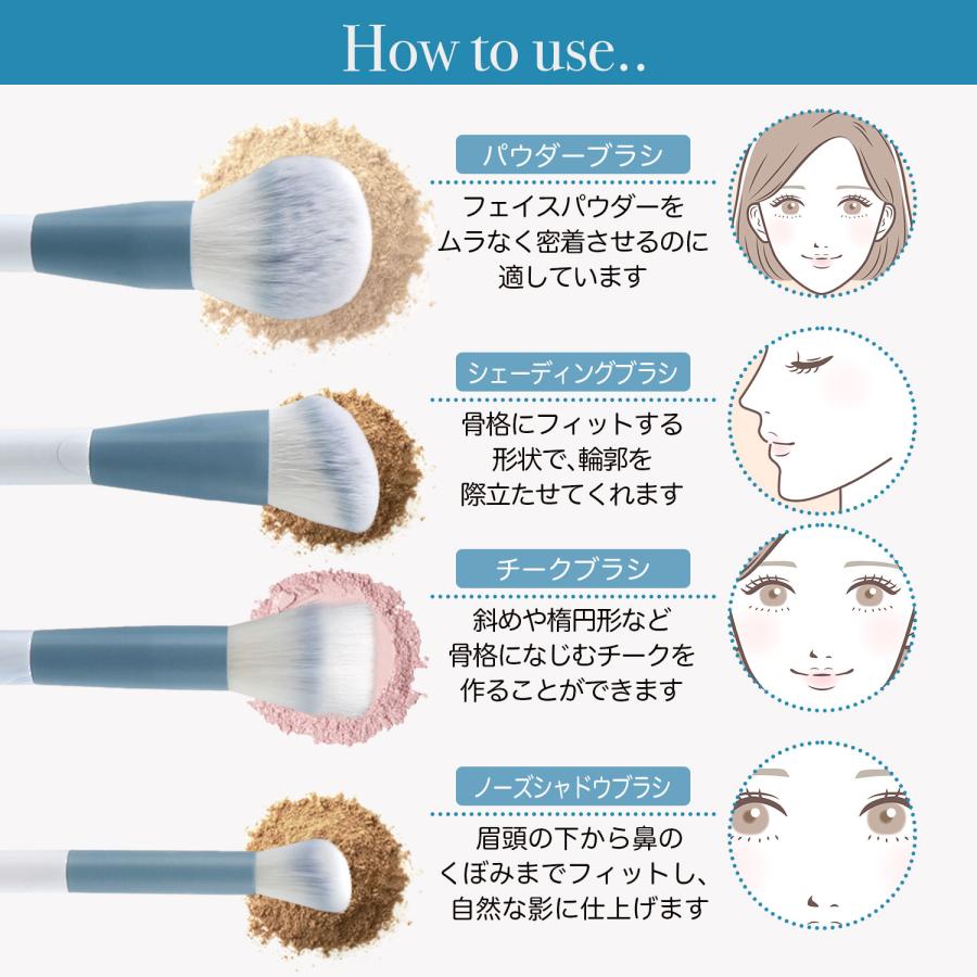 メイクブラシ クリーナー メイクブラシセット Frepice メイクブラシセット【8本 セット】メイクブラシ ケース