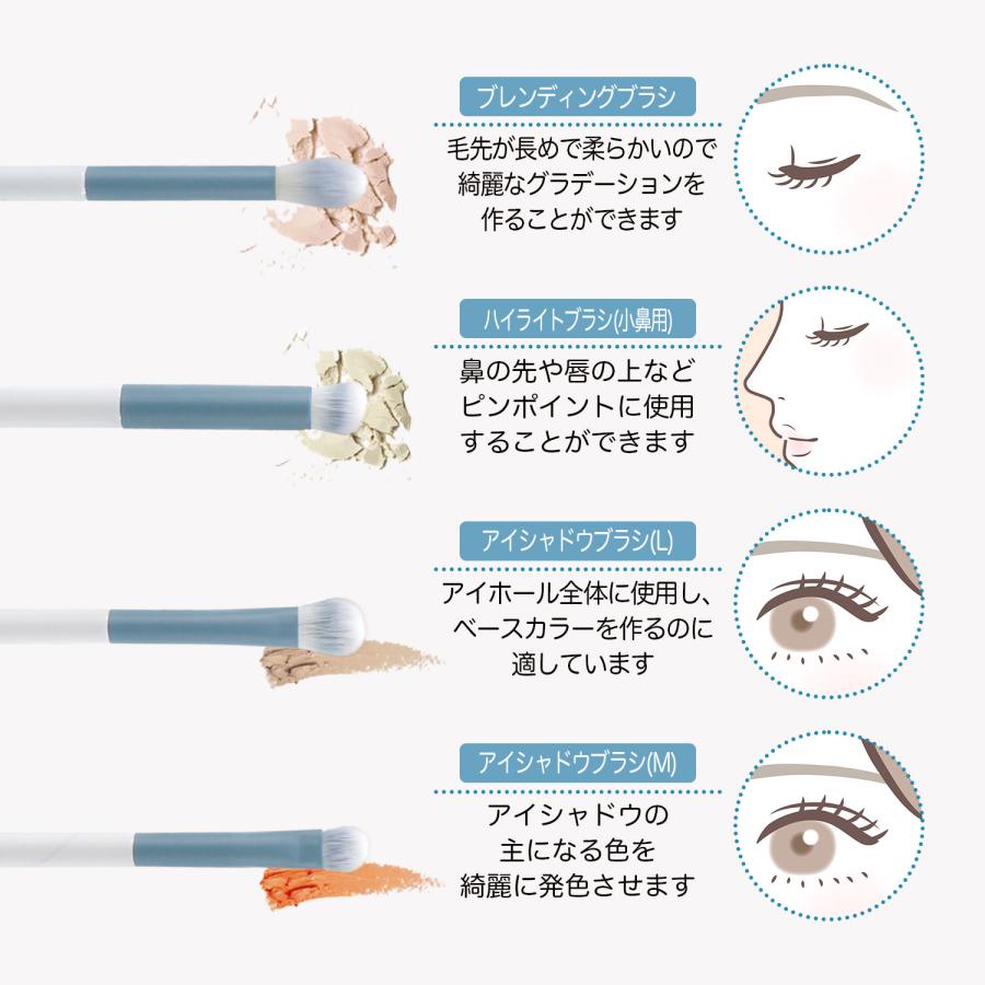 Frepice メイクブラシセット【12本 セット】メイクブラシ ケース 収納