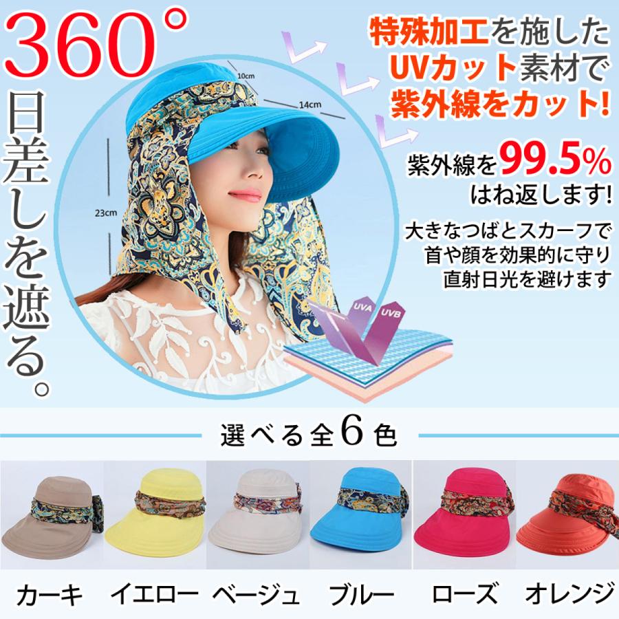 帽子 レディース 大きめ 折りたたみ キャスケット 春 夏 つば広 UV