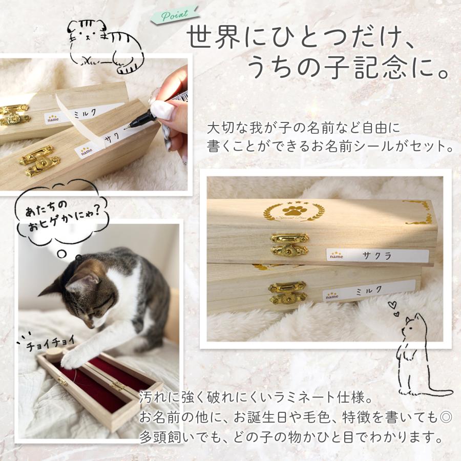 POOKIE ひげ ペット メモリアルグッズ おしゃれ 肉球 ヒゲ入れ 毛 歯