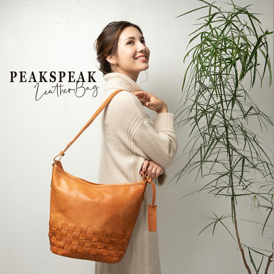 PEAKS PEAK PEAKSPEAK ピークスピーク 本革 レディース バッグ