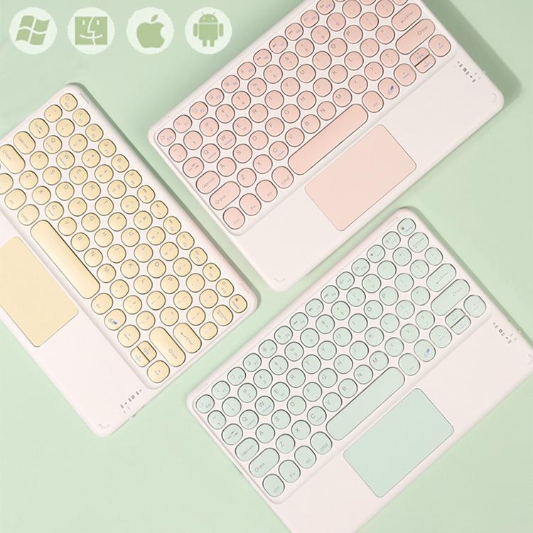 キーボード Bluetooth 充電式 タッチパッド搭載 円型キー 無線 かわいい 薄型 静音 Ios Win Android 多機種対応 タブレット用 ワイヤレスキーボード 人気 Key09 ケース天国 通販 Yahoo ショッピング