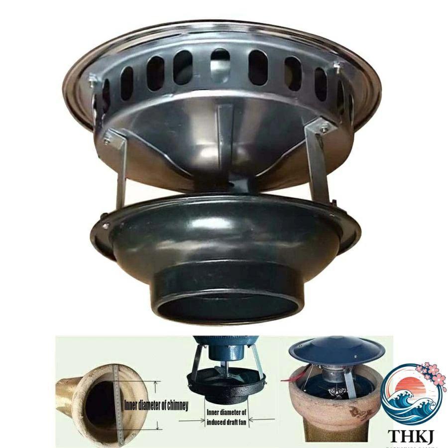 煙突煙排出器 屋根煙突誘導ドラフト煙排出器誘導ファン ステンレス鋼暖炉煙突ファン 煙突排気ファン 50w 11cm 使いやすい おすすめ 人気 注目アイテム | ブランド登録なし | 01